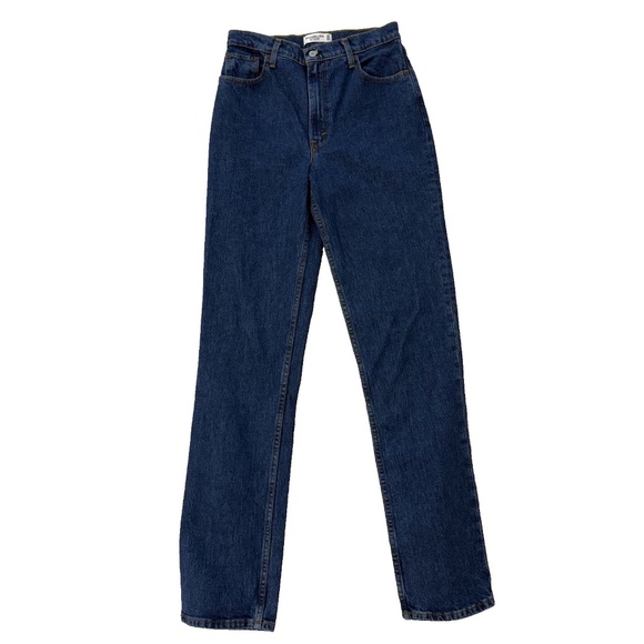 Abercrombie & Fitch 90s Straight Ultra High Rise Jeans size 28/ 6XL - Picture 1 of 5